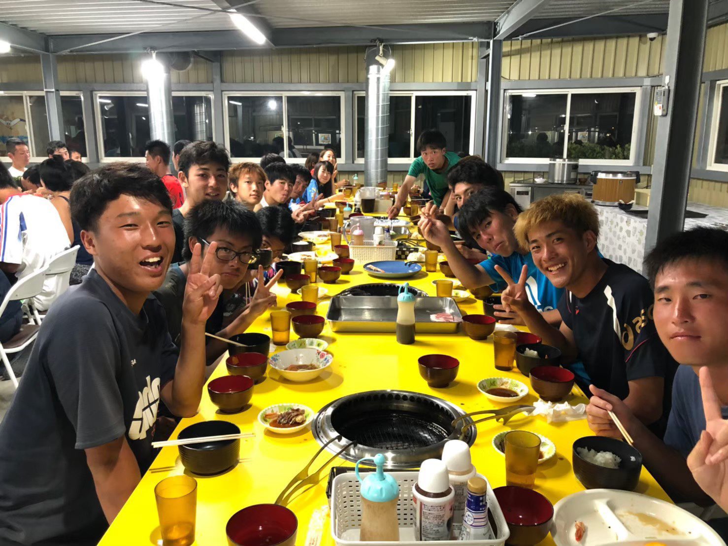 夏合宿の写真です